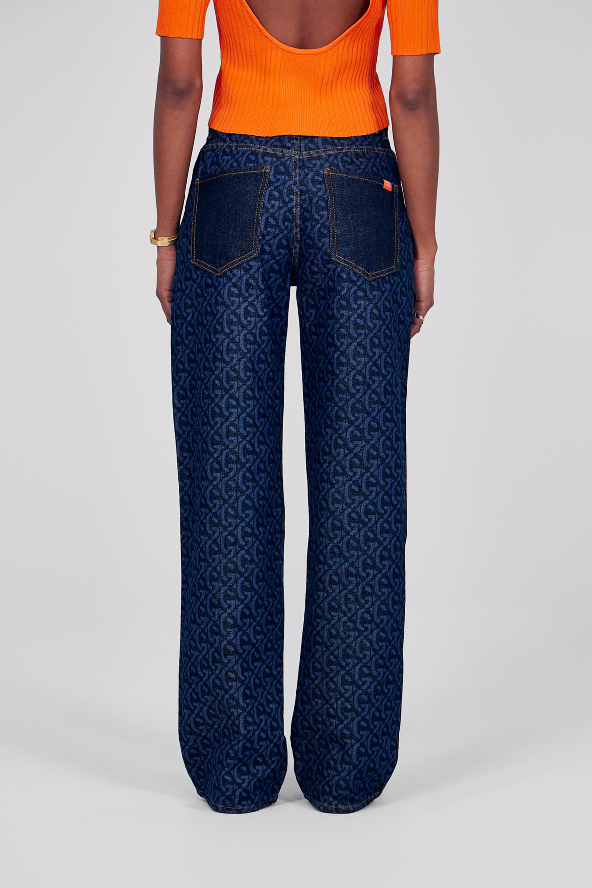 copy of Jeans boyfriend taille haute monogramme Stella